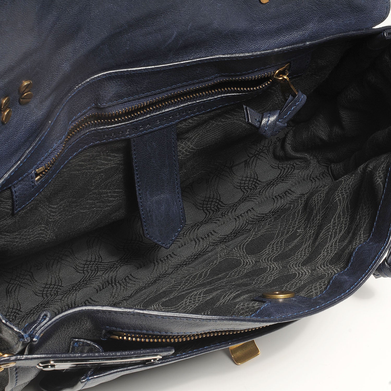 Proenza Schouler Lambskin PS1 Medium Satchel Midnight 5 of 8