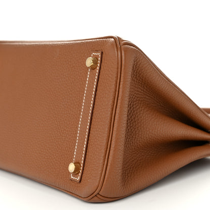 Hermes Togo Birkin 30 Gold 10 of 12
