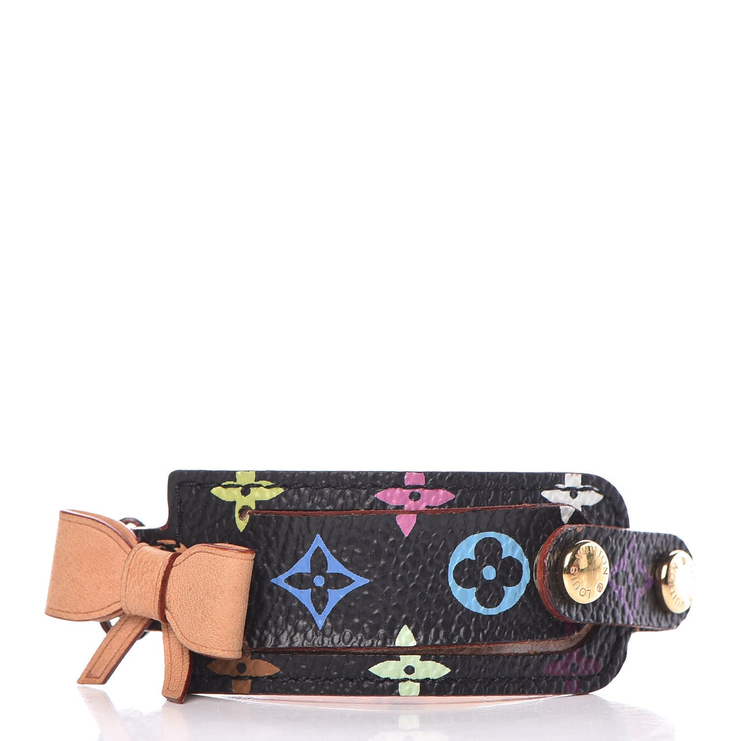 Monogram Multicolor Address Wish Bracelet Black