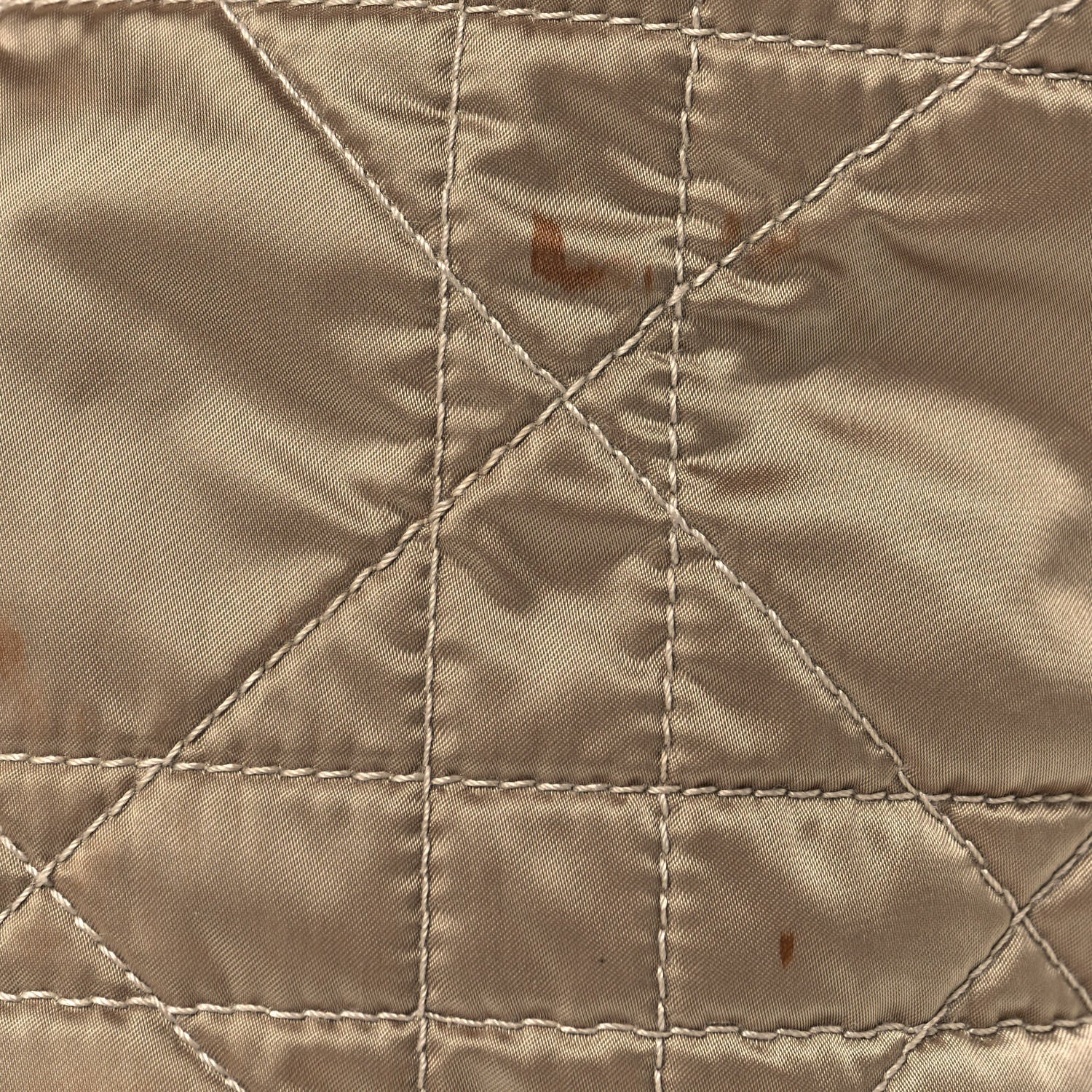 Christian Dior Nylon Cannage Shoulder Bag Beige 24 of 26