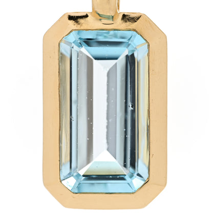 David Yurman 18K Yellow Gold Blue Topaz Novella Chain Drop Earrings 5 of 5