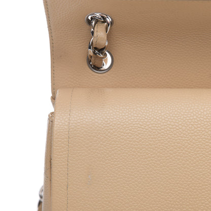 Chanel Caviar Quilted Jumbo Double Flap Beige Clair 17 of 18