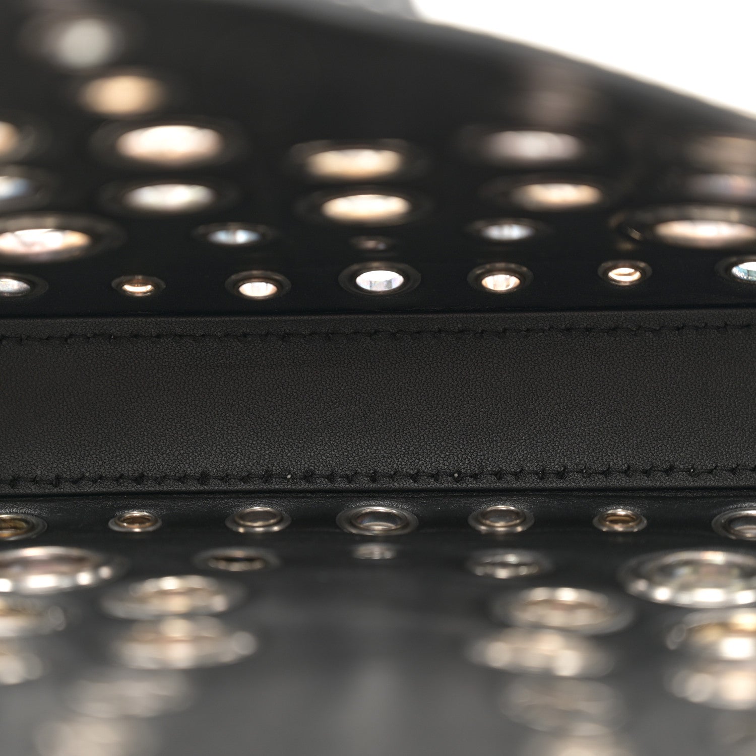 Gucci Calfskin Ha Ha Ha Jackie 1961 Eyelet Hobo Black 5 of 11