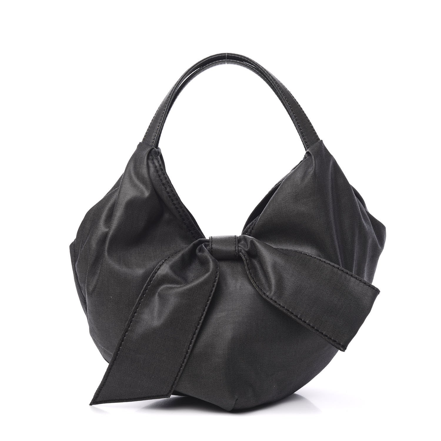 Valentino Garavani Denim 360 Bow Hobo Grey 1 of 11