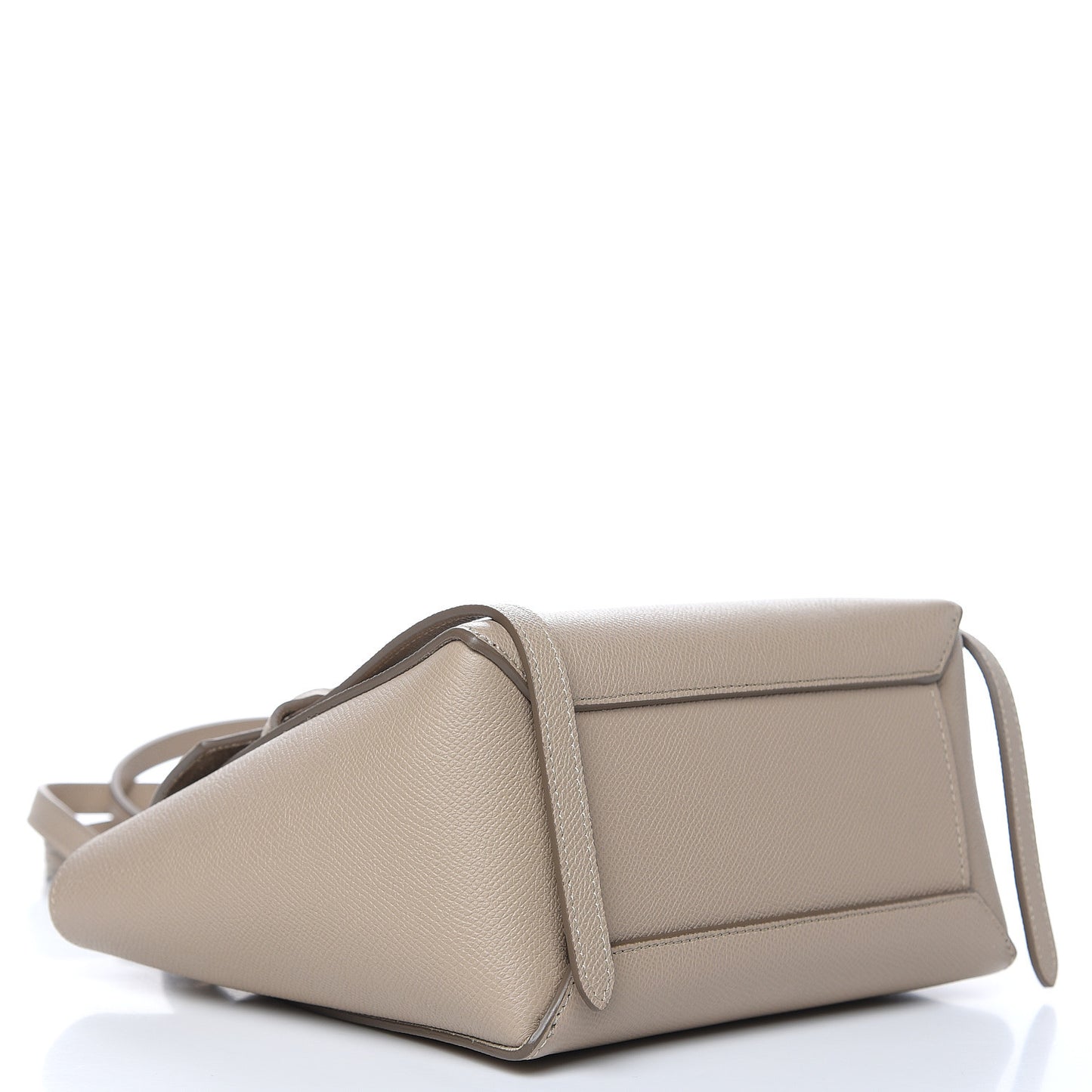 Grained Calfskin Nano Belt Bag Light Taupe