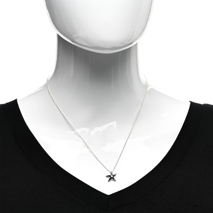 Tiffany Sterling Silver 12mm Elsa Peretti Starfish Pendant Necklace 2 of 4