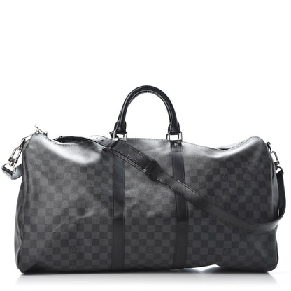 Louis Vuitton Damier Graphite Keepall Bandouliere 55 1 of 10