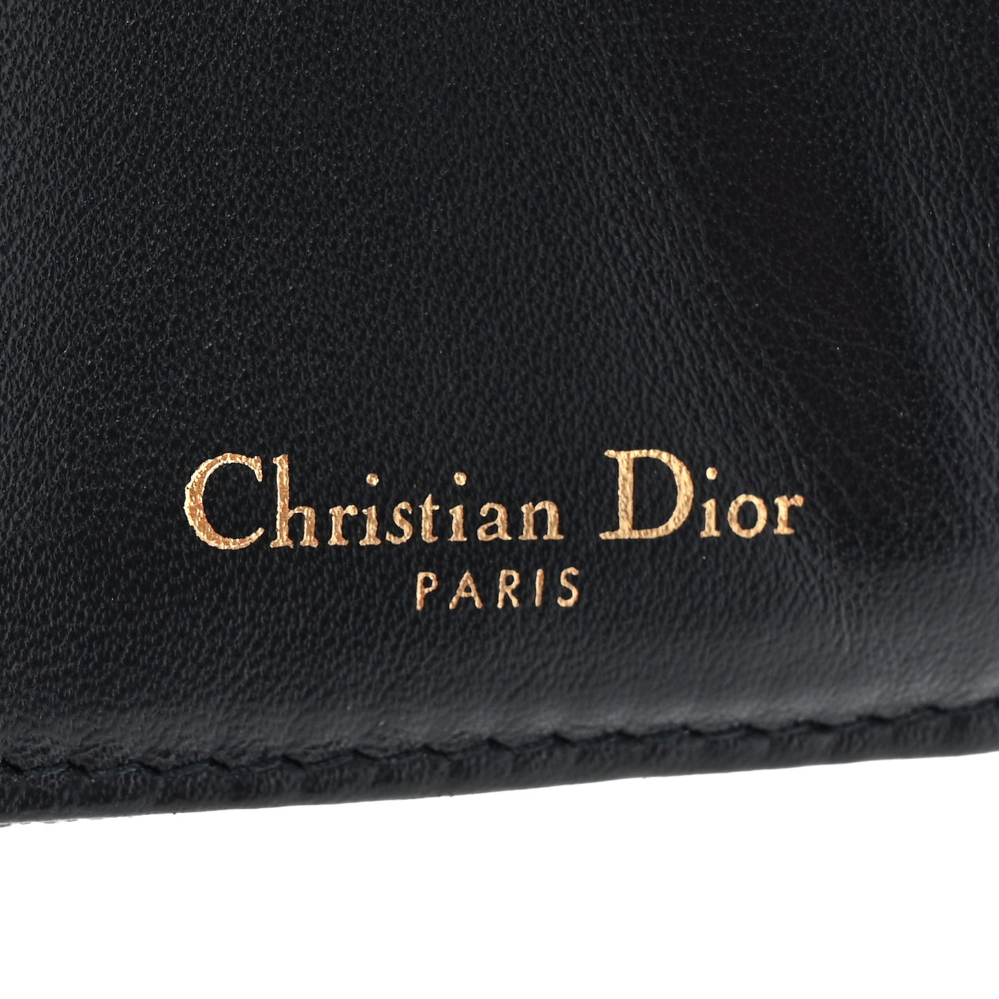 Oblique Saddle Lotus Wallet Blue