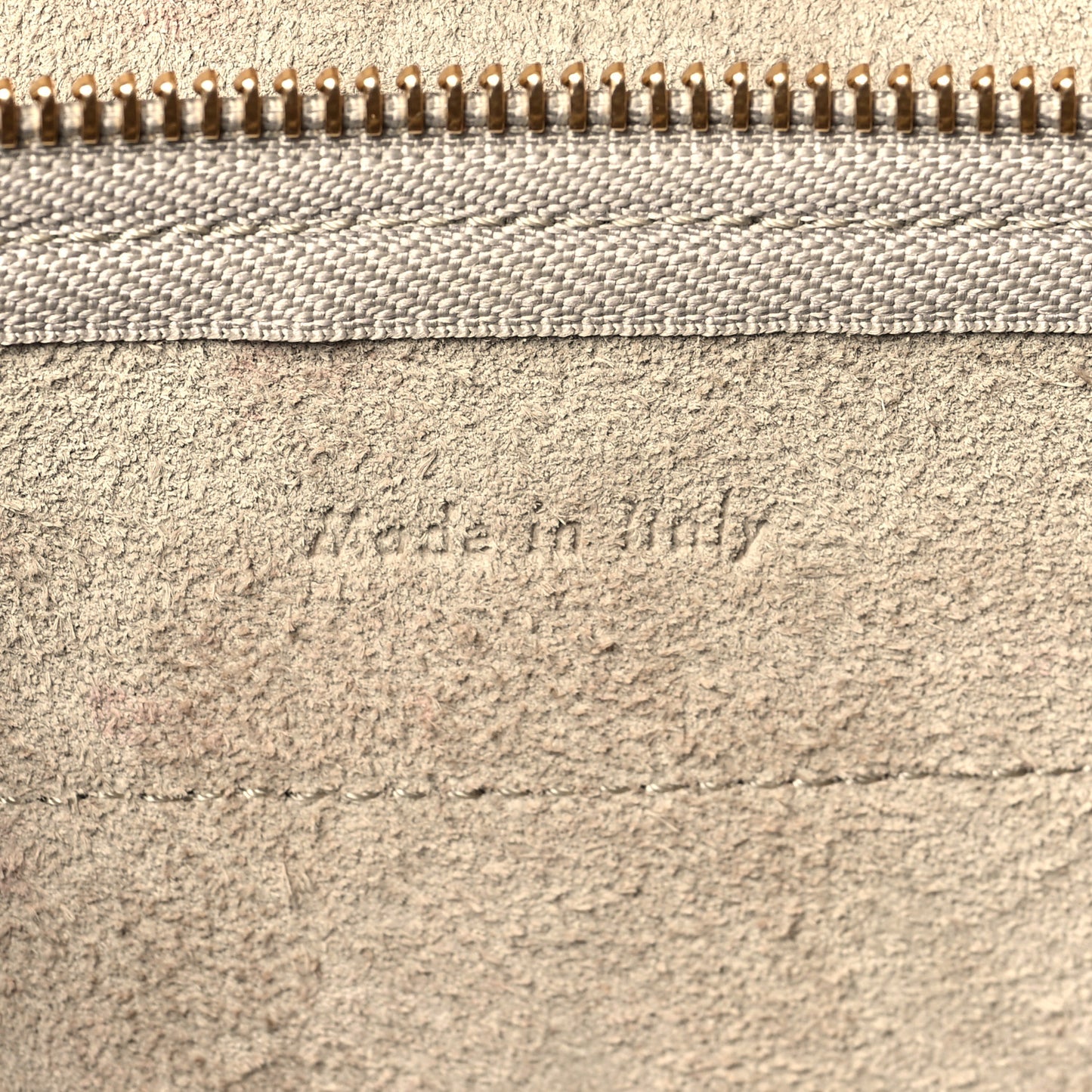 Grained Calfskin Nano Belt Bag Light Taupe