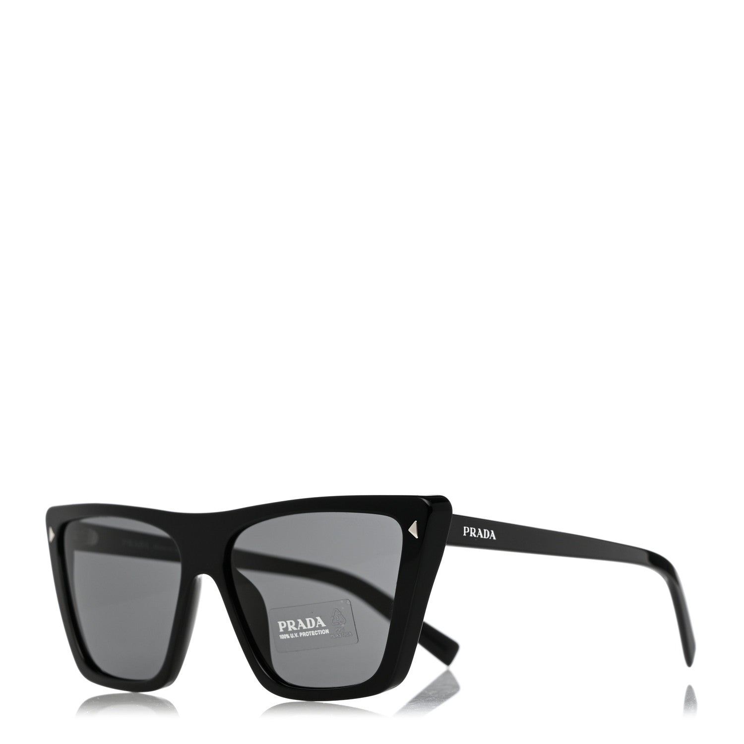 Prada Acetate Sunglasses SPR 21Z Black 1 of 8