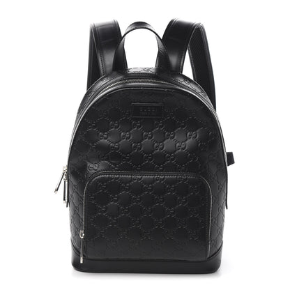 Gucci Guccissima Signature Small Day Backpack Black 1 of 11
