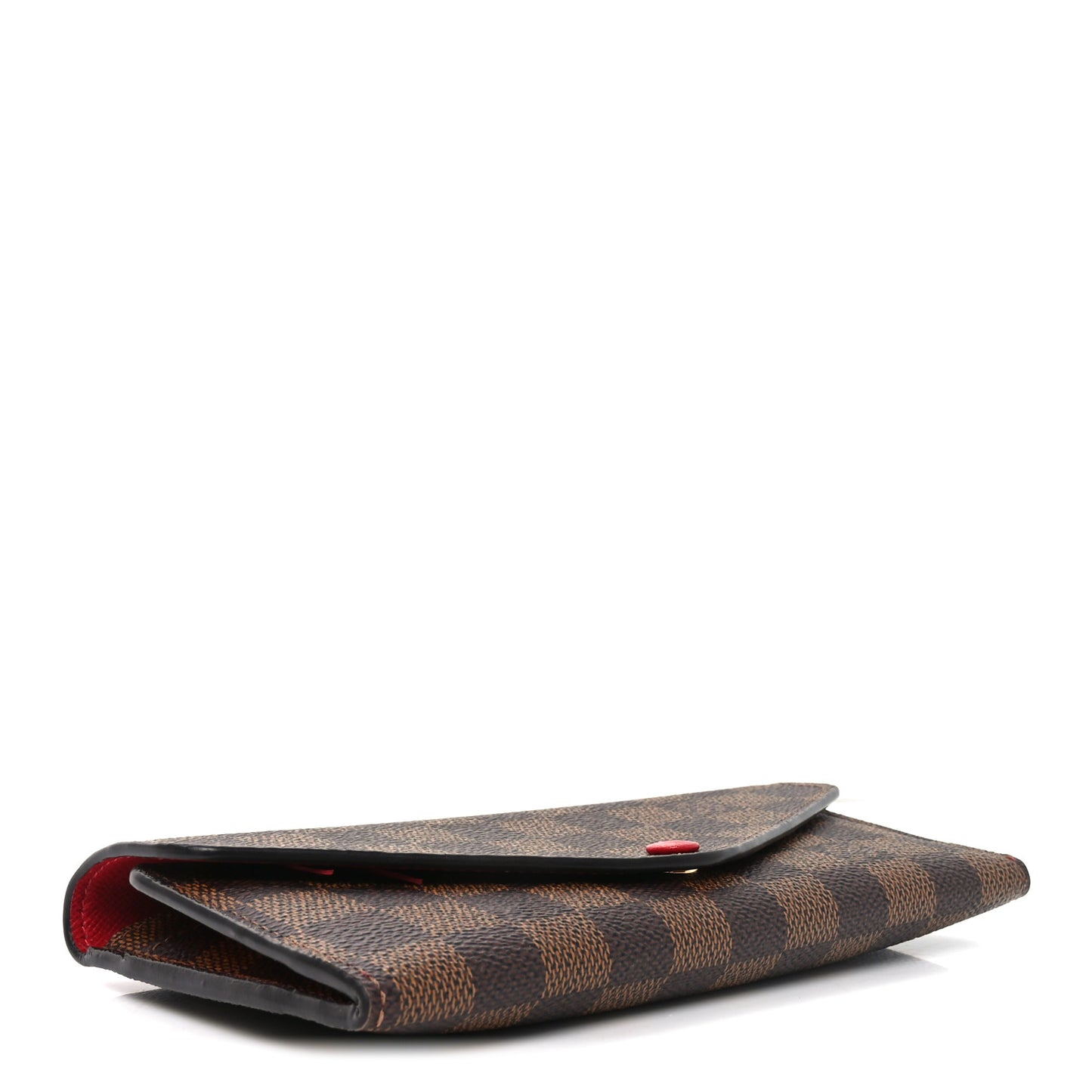 Damier Ebene Josephine Wallet Red
