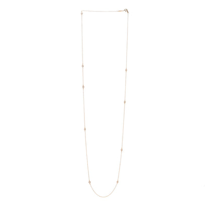 Tiffany 18K Rose Gold Diamond .31ctw Elsa Peretti Diamonds by the Yard Sprinkle Necklace 3 of 6