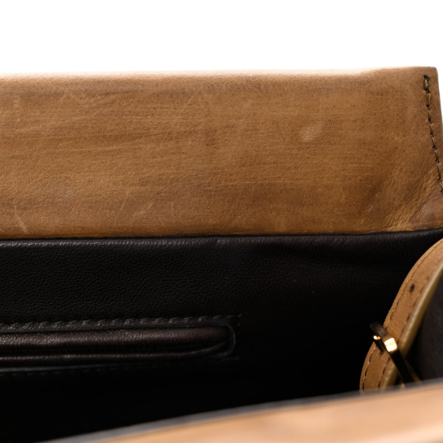 The Row Saddle Calfskin Sienna Shoulder Bag Camel 10 of 17