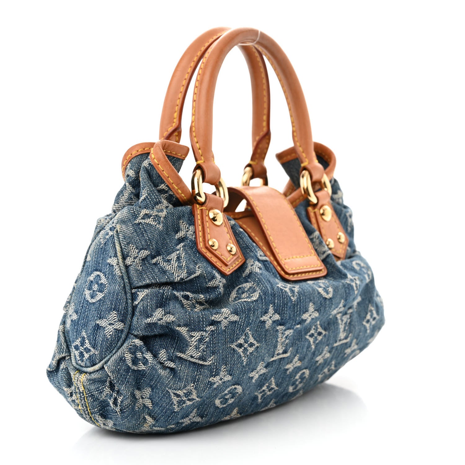 Louis Vuitton Monogram Denim Pleaty Blue 3 of 9