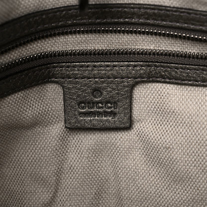 Gucci Metallic Pebbled Calfskin Medium Soho Chain Shoulder Bag Sasso 6 of 17