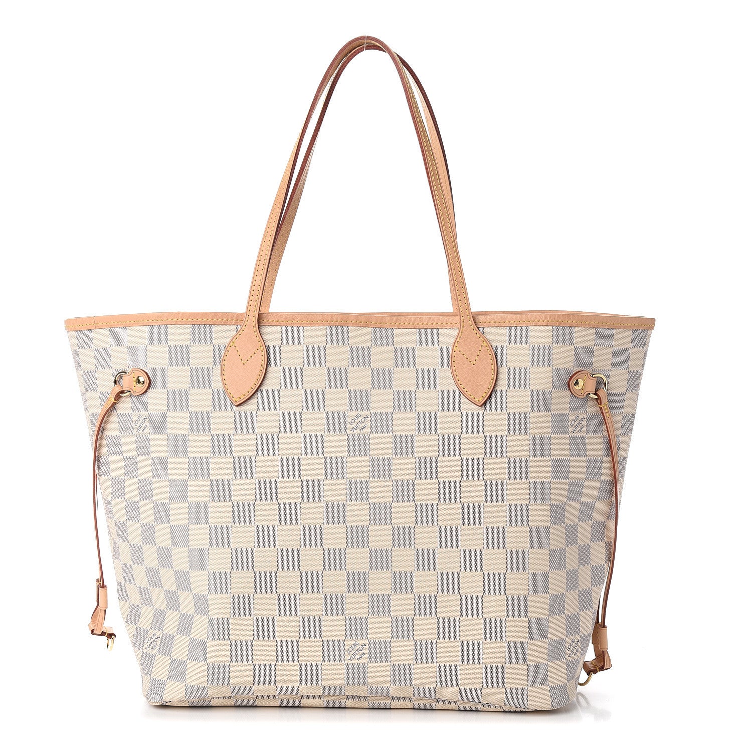 Louis Vuitton Damier Azur Neo Neverfull MM Rose Ballerine 1 of 10