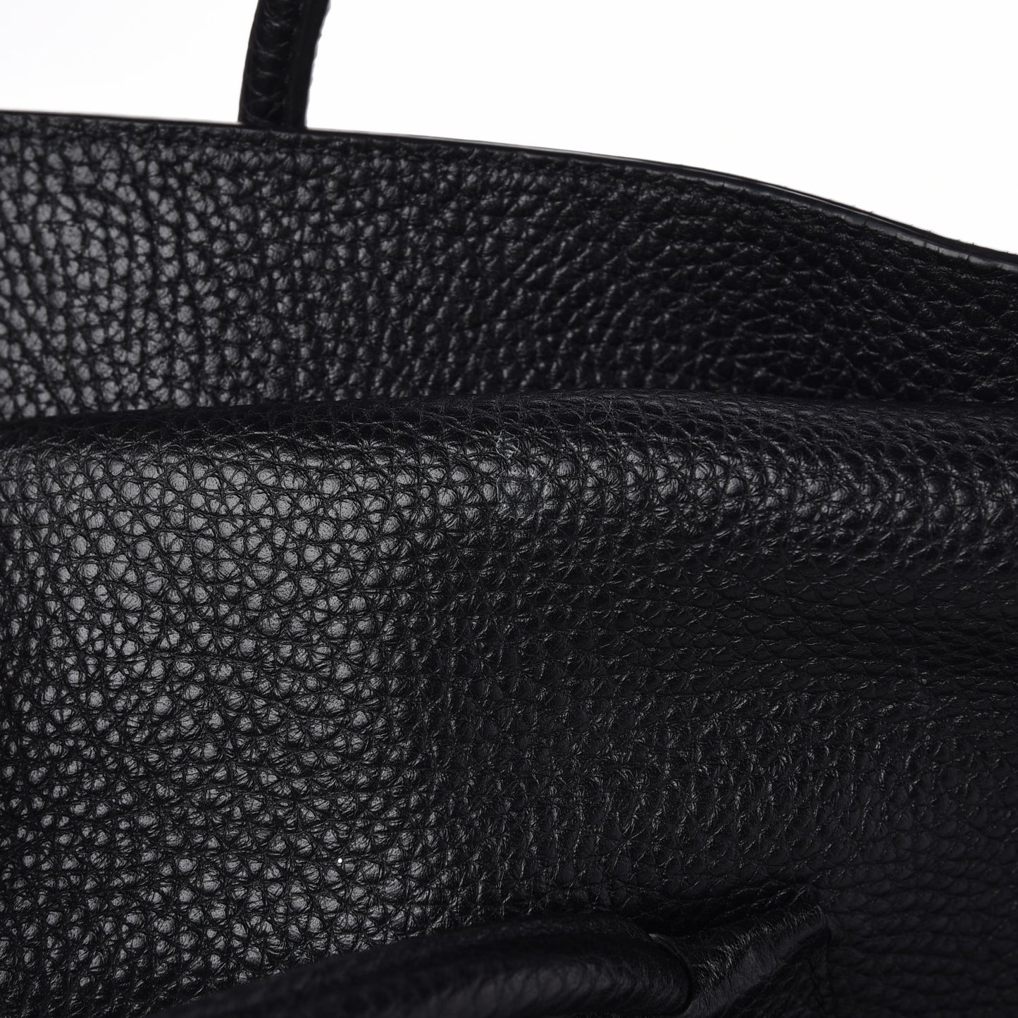 London Grainy Calfskin Medium Baynard Tote Black