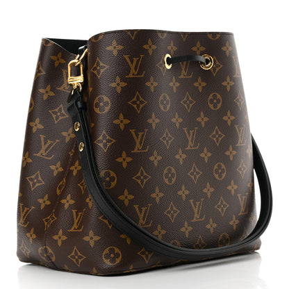 Louis Vuitton Monogram Neonoe MM Black 3 of 11