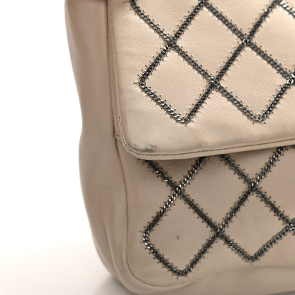 Chanel Lambskin Chain Single Flap Beige 9 of 21