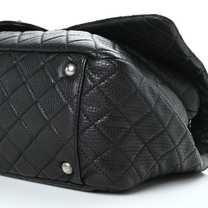 Chanel Calfskin Quilted XXL Travel Flap Bag Black 10 of 10