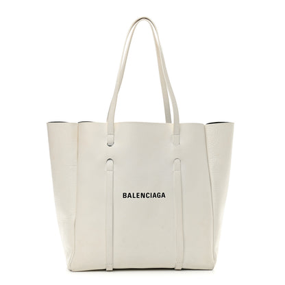 Balenciaga Smooth Calfskin Double Sided Small Everyday Tote Optic White Black 3 of 17