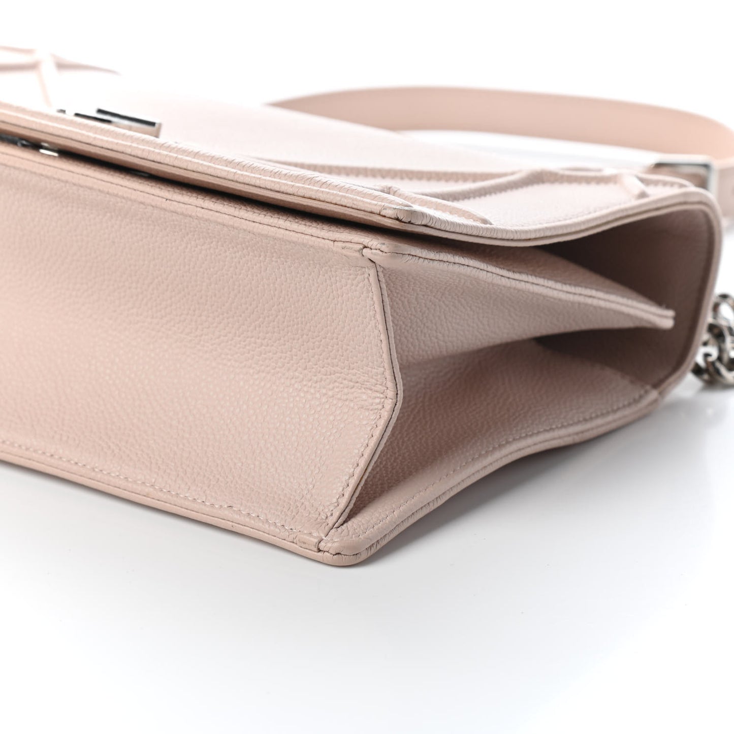 Grained Calfskin Medium Diorama Flap Bag Rose Poudre