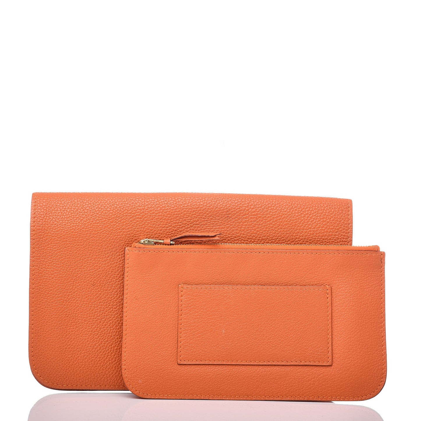 Togo Dogon Duo Wallet Orange