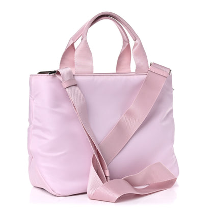 Prada Nylon Vela Shopping Bag Alabastro 3 of 10