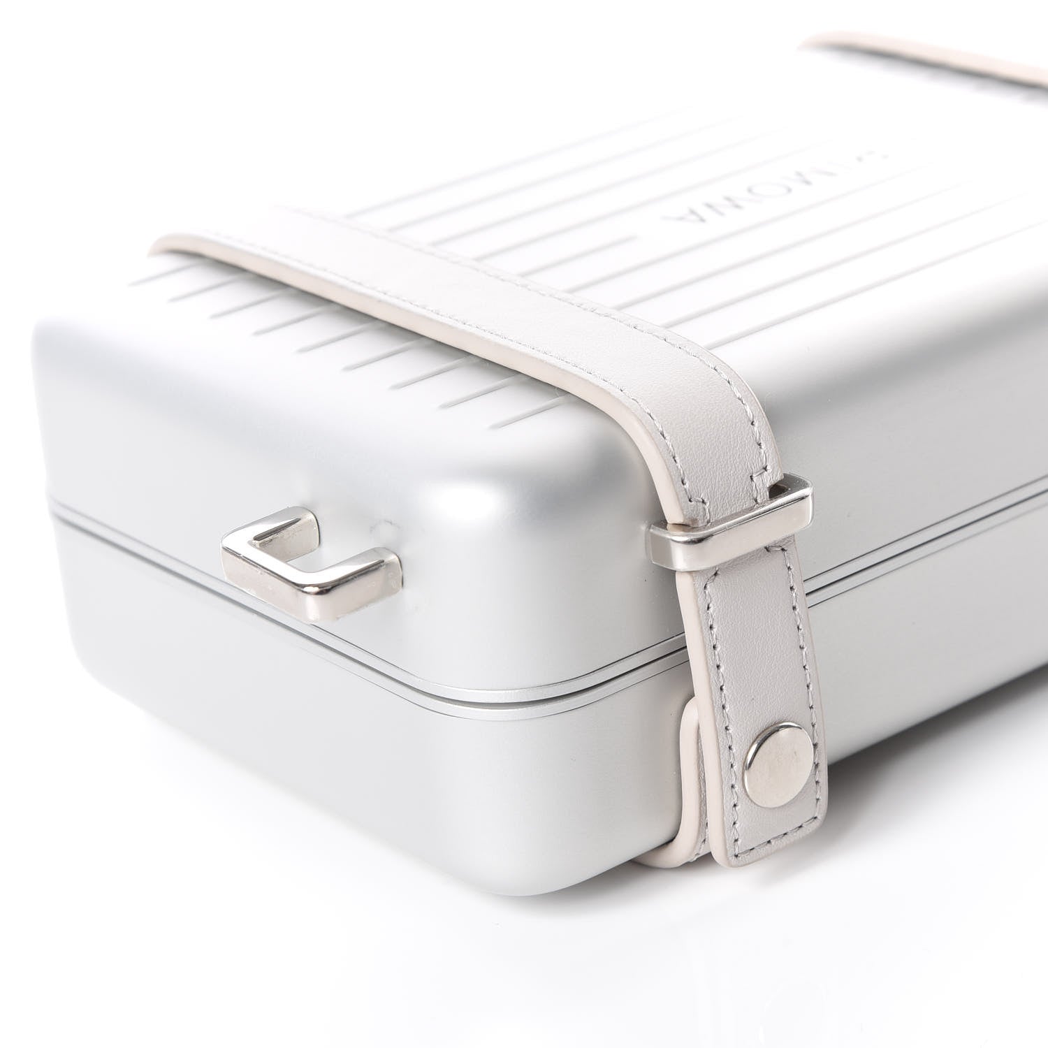 Christian Dior X RIMOWA Aluminum Personal Clutch On Strap Silver 7 of 16