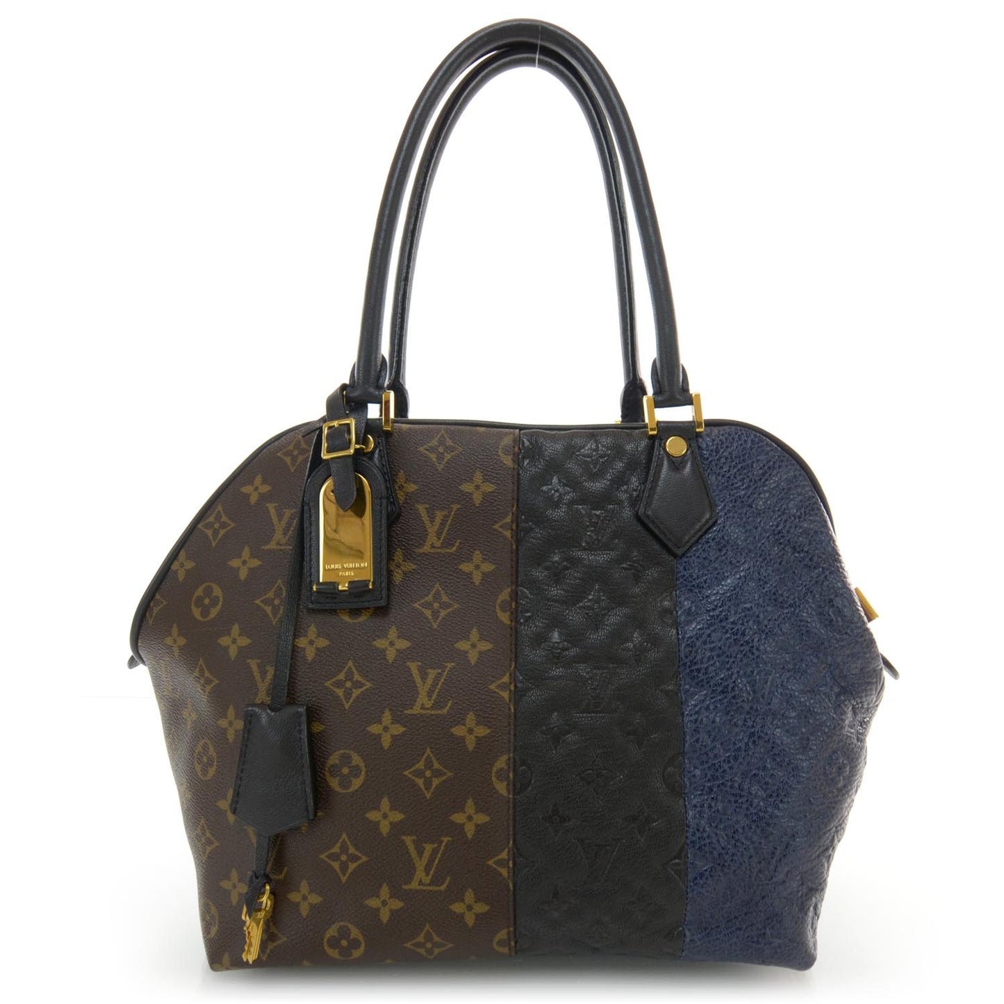 Monogram Stripes Medium Bag Marine