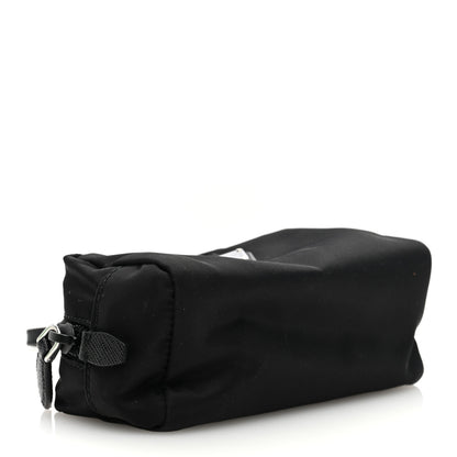 Prada Tessuto Nylon Vela Saffiano Wristlet Black 4 of 6