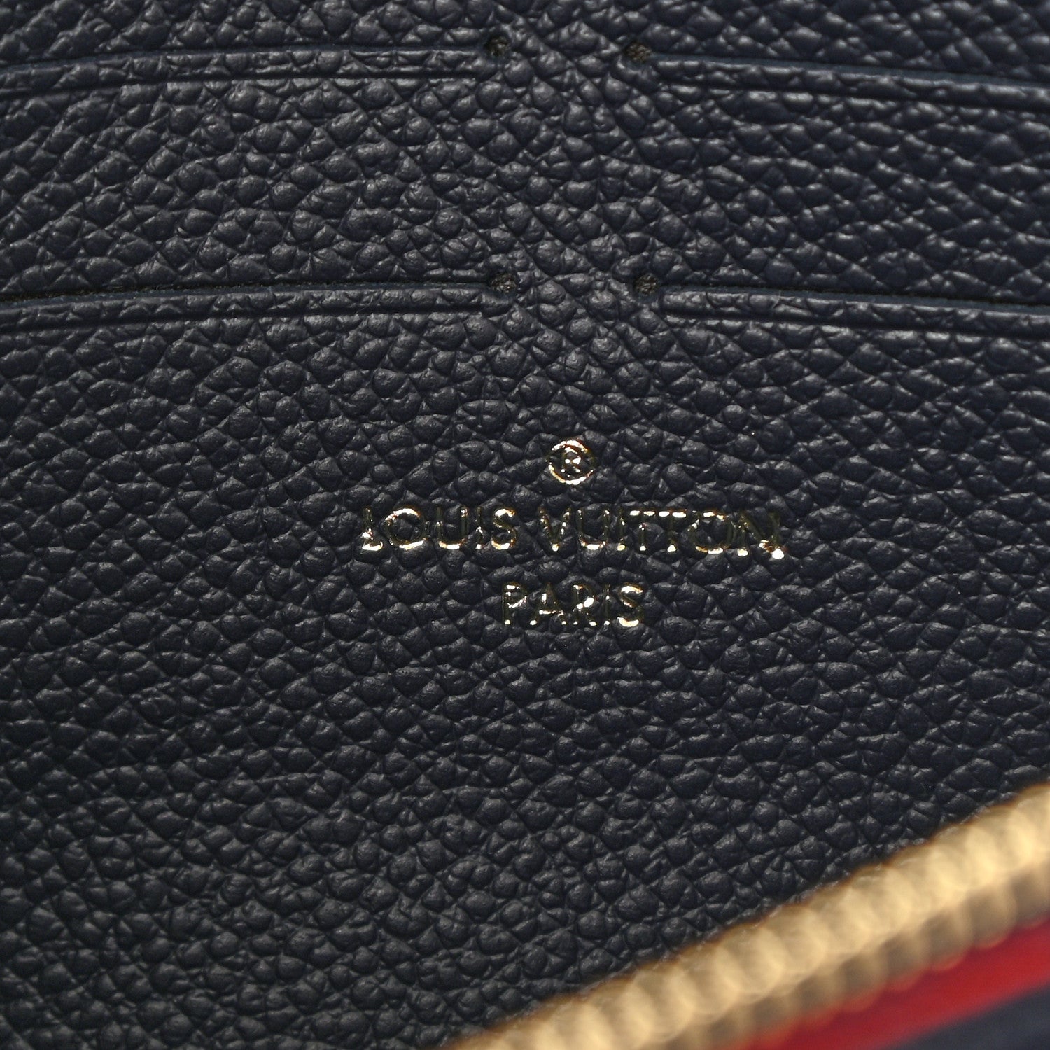 Louis Vuitton Empreinte Vavin Chain Wallet Marine Rouge 6 of 9
