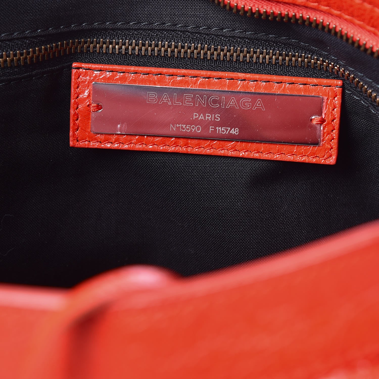 Balenciaga Agneau Classic Hardware City Rouge Coquelicot Rouge Braise 7 of 10