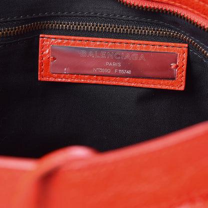 Balenciaga Agneau Classic Hardware City Rouge Coquelicot Rouge Braise 7 of 10