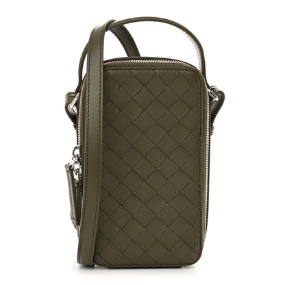 Bottega Veneta Nappa Intrecciato Getaway Phone Pouch Cypress 1 of 9