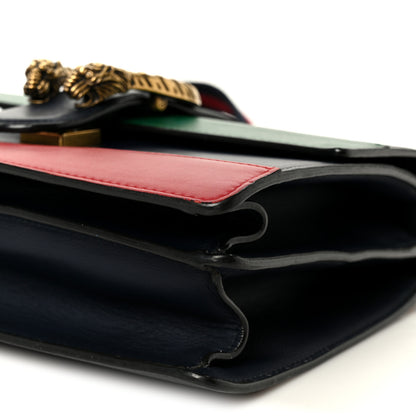 Gucci Moon Calfskin Bamboo Web Medium Dionysus Top Handle Bag Blue Emerald Hibiscus Red 22 of 22