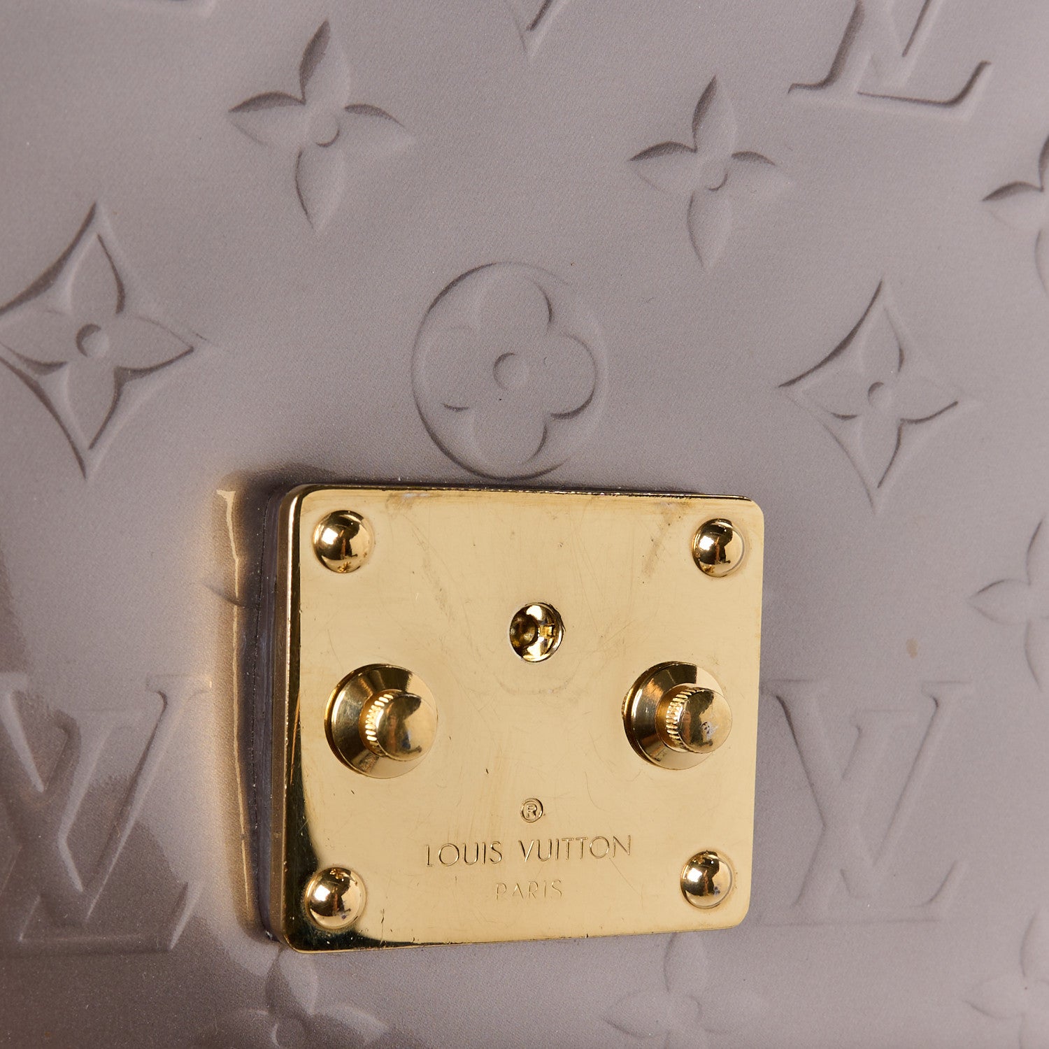 Louis Vuitton Vernis Epi Monogram Wynwood Metallic Taupe Grey 11 of 11