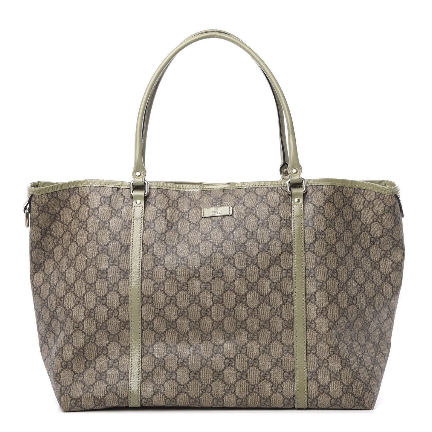GG Plus Monogram Large Joy Tote Green