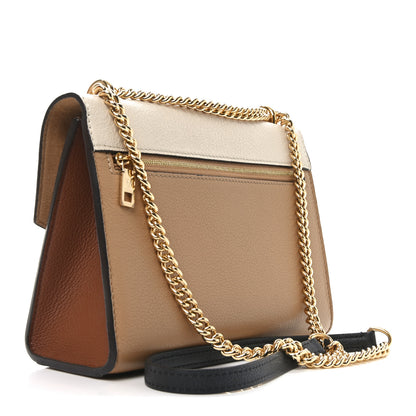 Louis Vuitton Soft Calfskin Mylockme Chain Bag BB Arizona Quartz Caramel 3 of 10