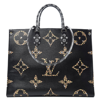 Louis Vuitton Monogram Giant Jungle Onthego GM Black 1 of 11