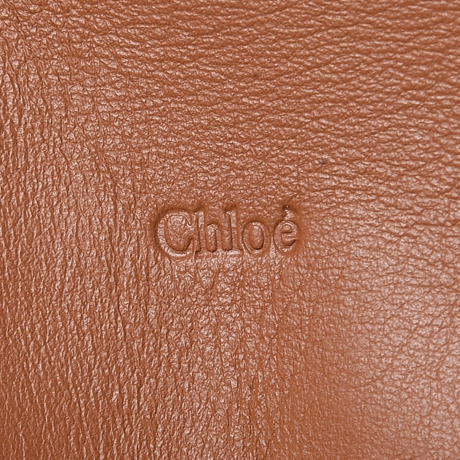 Chloe Calfskin Georgia Flap Wallet Caramel 6 of 7