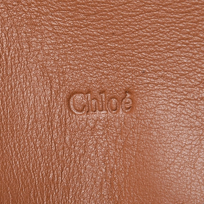 Chloe Calfskin Georgia Flap Wallet Caramel 6 of 7