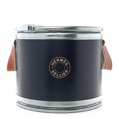 Hermes Cardboard Metal Sellier Smallbox Storage Box Navy 1 of 8