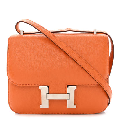 Hermes Chevre Mysore Verso Constance 18 Orange Rose Lipstick 1 of 11