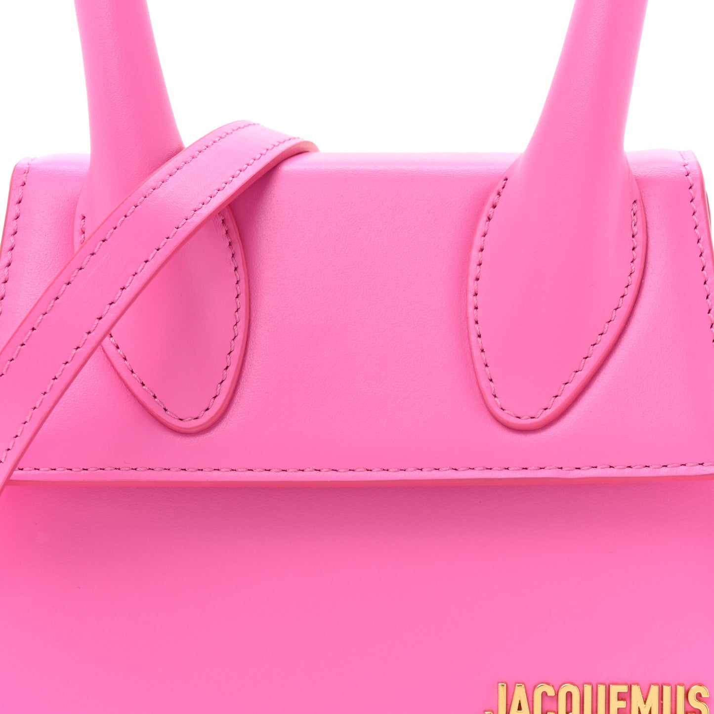 Smooth Calfskin Le Chiquito Moyen Neon Pink