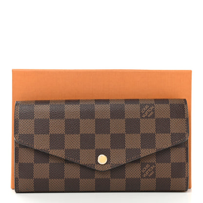 Louis Vuitton Damier Ebene Sarah Wallet NM 7 of 7