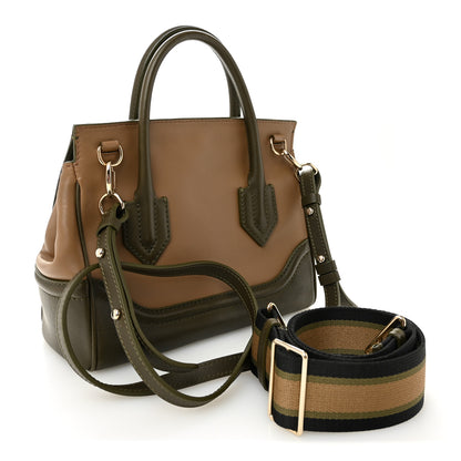 Versace Calfskin Medium Palazzo Empire Bag Army Black Neutral 3 of 10