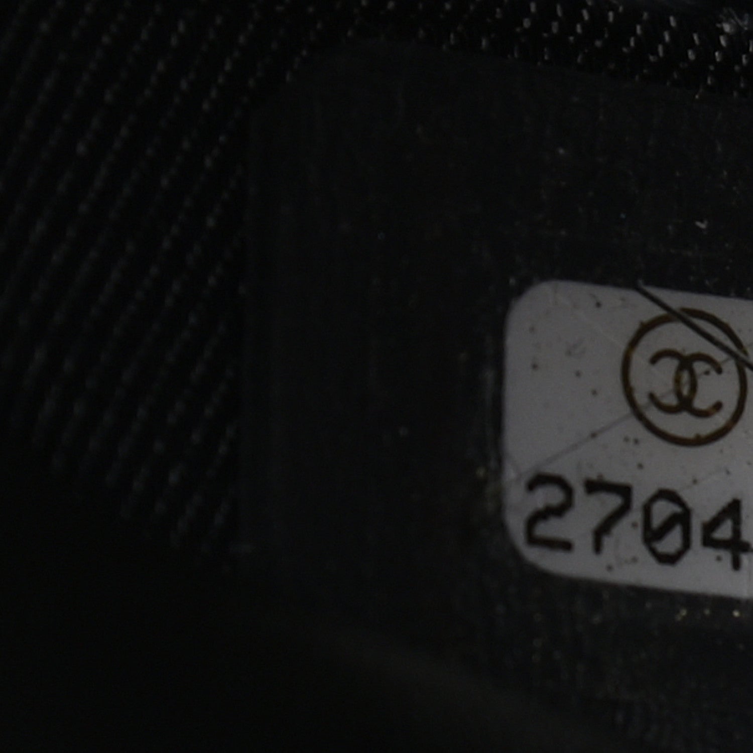 Chanel Crumpled Calfskin Cotton Small En Vogue Round Bag Black 7 of 11