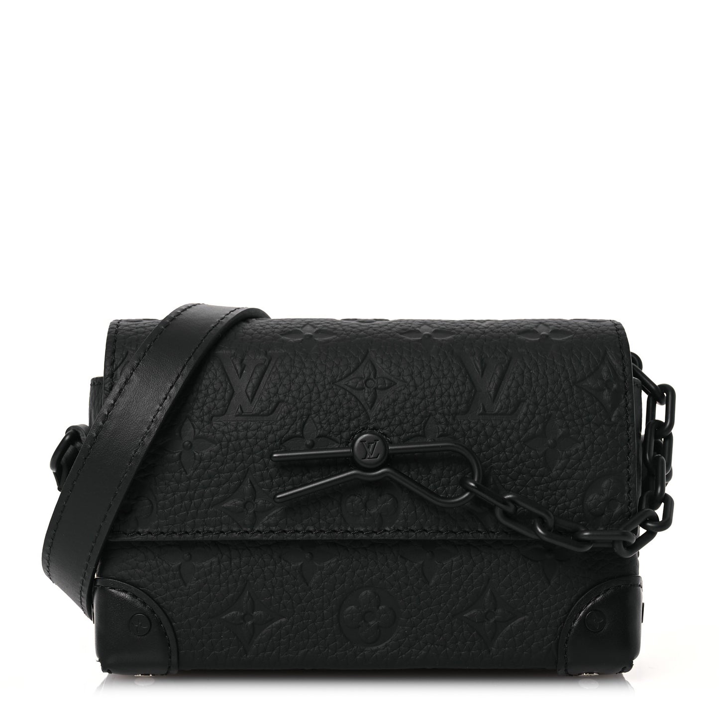 Taurillon Monogram Steamer Wearable Wallet Black